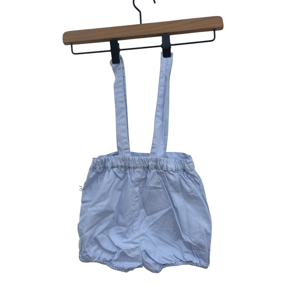 Cadet Roussell Paris Light Blue Suspenders Bubble Romper‎ Baby 18M - Picture 2 of 7